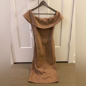 Babaton off shoulder dress
